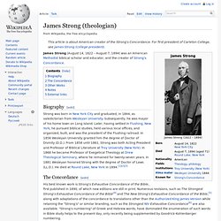 James Strong (theologian)