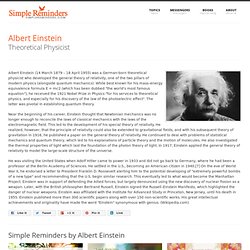 Albert Einstein: Theoretical Physicist at