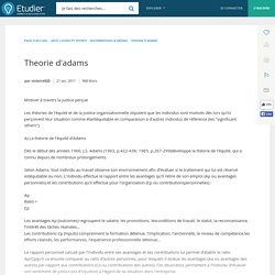 Theorie d'adams - Comptes Rendus - Victoire920