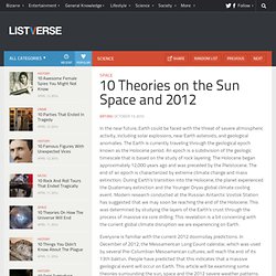 10 Theories on the Sun Space and 2012