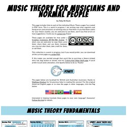 Music Theory for Musicians and Normal People