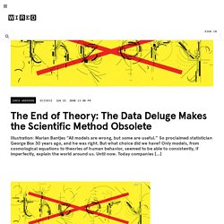 The End of Theory: The Data Deluge Makes the Scientific Method Obsolete
