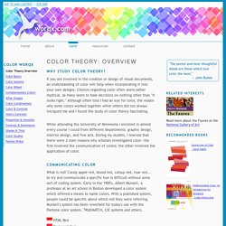 Color Theory Tutorial by Worqx - StumbleUpon