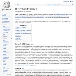 Theory X and theory Y