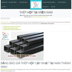 Thép hộp tại miền nam