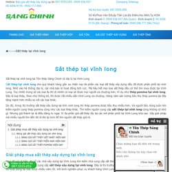 Sắt thép tại vĩnh long sắt thép xây dựng mới nhất 24/24 - 097.5555.055