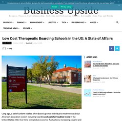 Low Cost Therapeutic Boarding Schools in the US: A State of Affairs