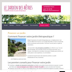 Financer un jardin thérapeutique - Quelles solutions ?