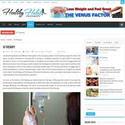 IV Therapy – Healthy Habit University