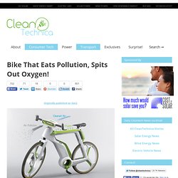 There Is A Bike That Supplies You With Clean Air!