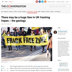 *****There may be a huge flaw in UK fracking hopes – the geology