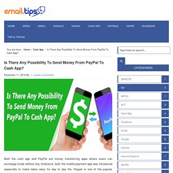 Know the simplest way to transfer money from a PayPal to cash app wallet: