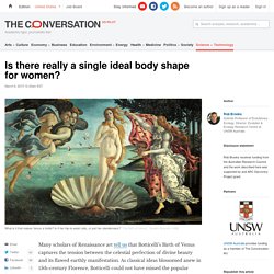 Is there really a single ideal body shape for women?