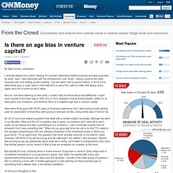 Is there an age bias in venture capital?