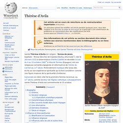 Thérèse d'Ávila