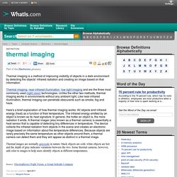 What is thermal imaging? - Definition from WhatIs.com