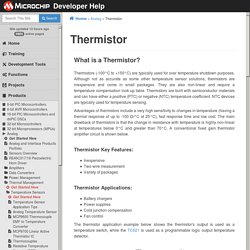 Thermistor - Developer Help
