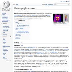 Thermographic camera