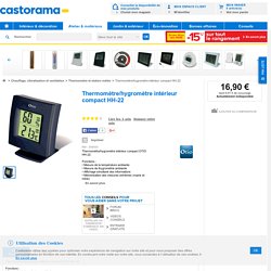 Thermomètre/hygromètre intérieur compact HH-22