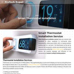 Thermostat Installation Service