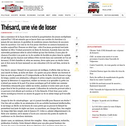 Thésard, une vie de loser - Libération-Mozilla Firefox