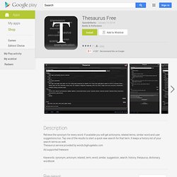 Thesaurus Free - Android Market