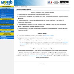 MOTBIS (Educ Nat)