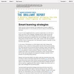 do you know these smart learning strategies?