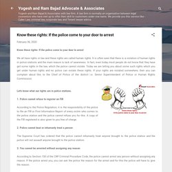 Know these rights: If the police come to your door to arrest