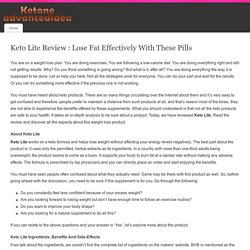 keto lite reviews