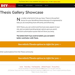 Thesis Gallery Showcase