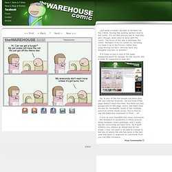 theWAREHOUSE web comic