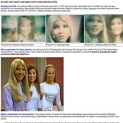 The Billy Meier UFO Contacts - Asket & Nera Photos