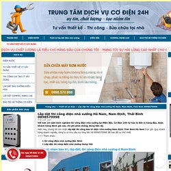 Lắp đặt thi công bảo trì điện nhà xưởng Hà Nam, Nam Định, Thái Bình