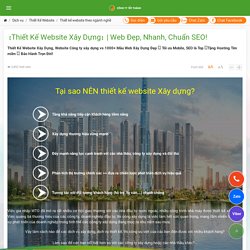 #1 Thiết Kế Website Xây Dựng