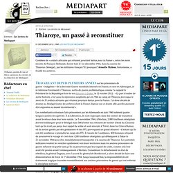 Thiaroye, un passé à reconstituer