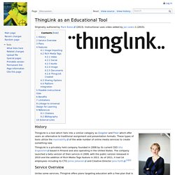 ThingLink as an Educational Tool