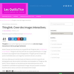 Thinglink. Creer des images interactives.