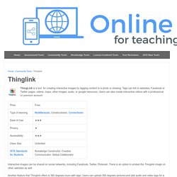 Thinglink – Online Tools for Teaching & Learning