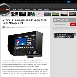 5 Things to Know About Color Management