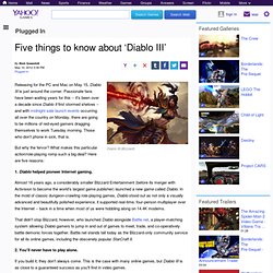 Five things to know about ‘Diablo III’