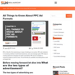 All Things to Know About PPC Ad Formats