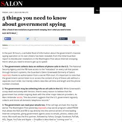 5 things you need to know about government spying