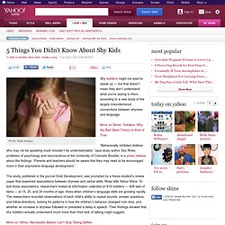 5 Things You Didn't Know About Shy Kids
