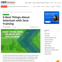 9 Best Things About Selenium with Java Training