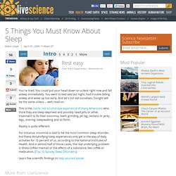 5 Things You Must Know About Sleep