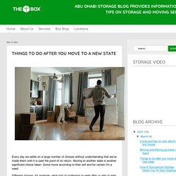 Things to do after you move to a new state