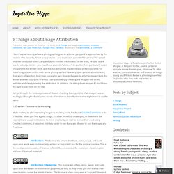 6 Things about Image Attribution « Inquisitive Hippo