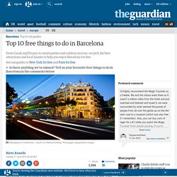 Top 10 free things to do in Barcelona