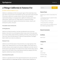 3 Things California is Famous For